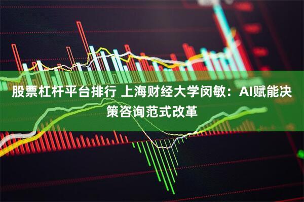 股票杠杆平台排行 上海财经大学闵敏：AI赋能决策咨询范式改革